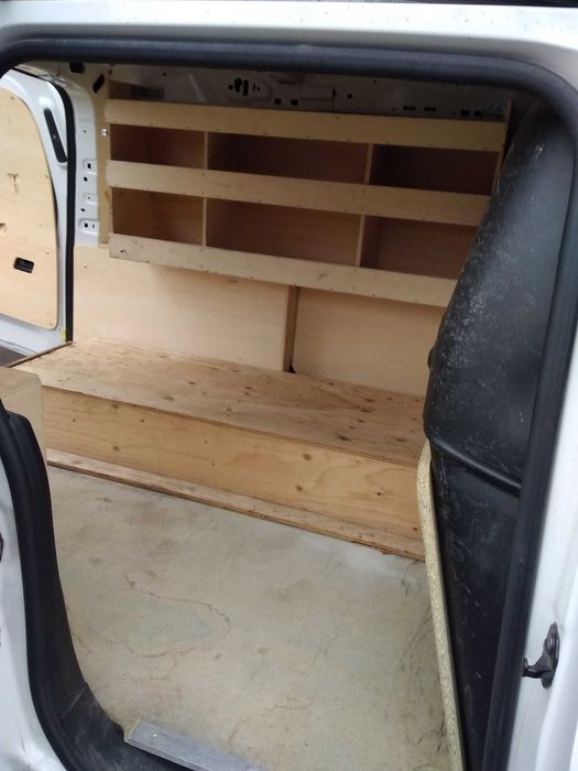 Zabudowa paki partner IV berlingo proace combo E bagażnika szafka