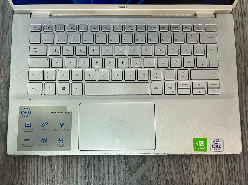 Dell 14 nvidia mx250 intel i5-10 ультрабук