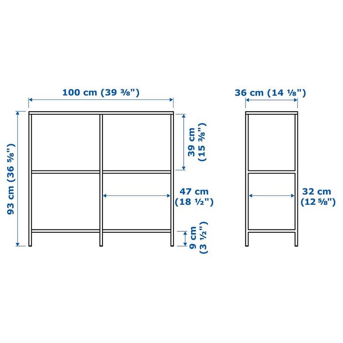 VITTSJÖ IKEA Estante, preto-castanho/vidro,
Estante, preto-castanho/vi