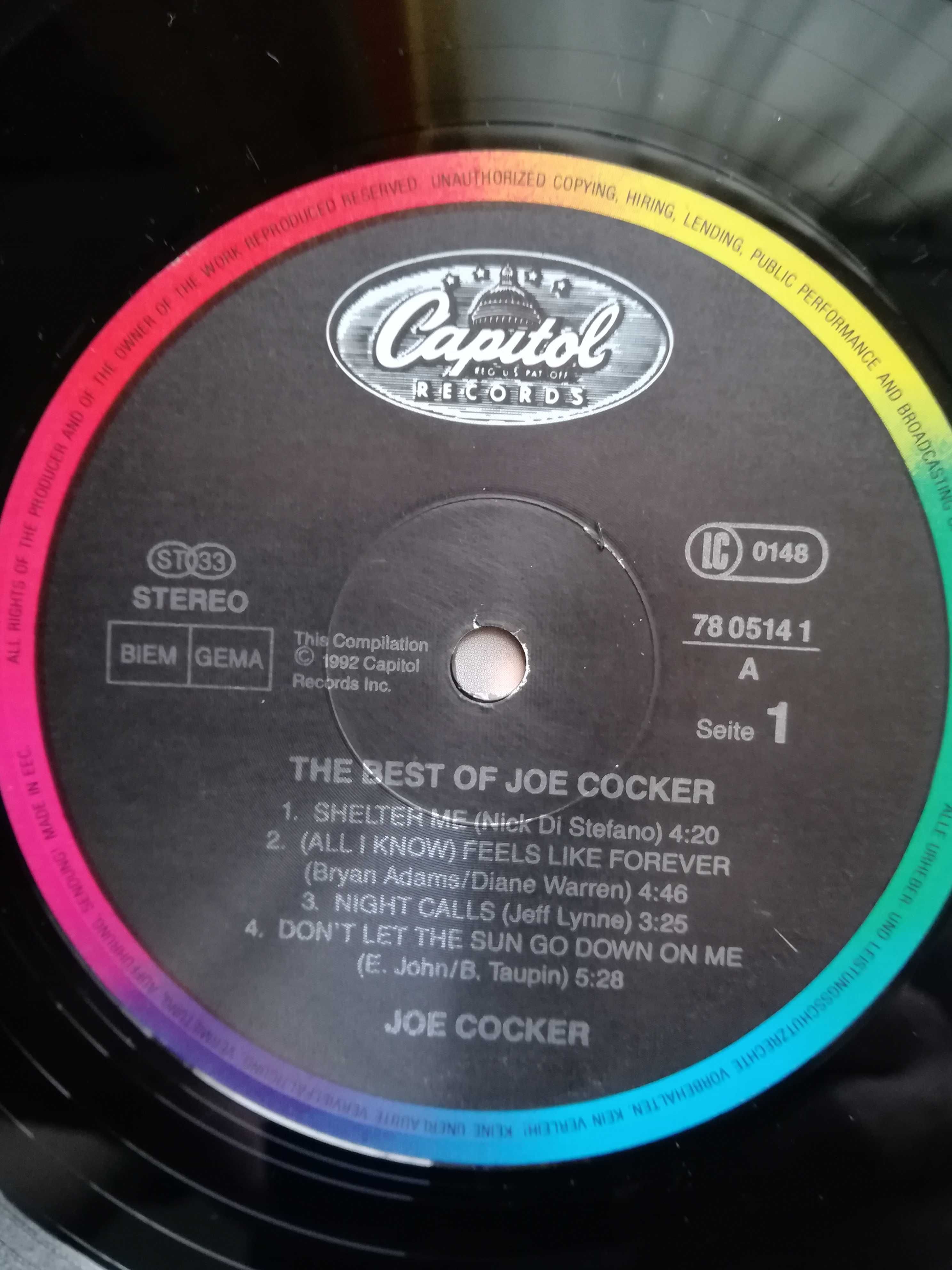 Joe Cocker The Best Of Joe Cocker winyl pierw wyd. EUR 1992 r. EX/VG+