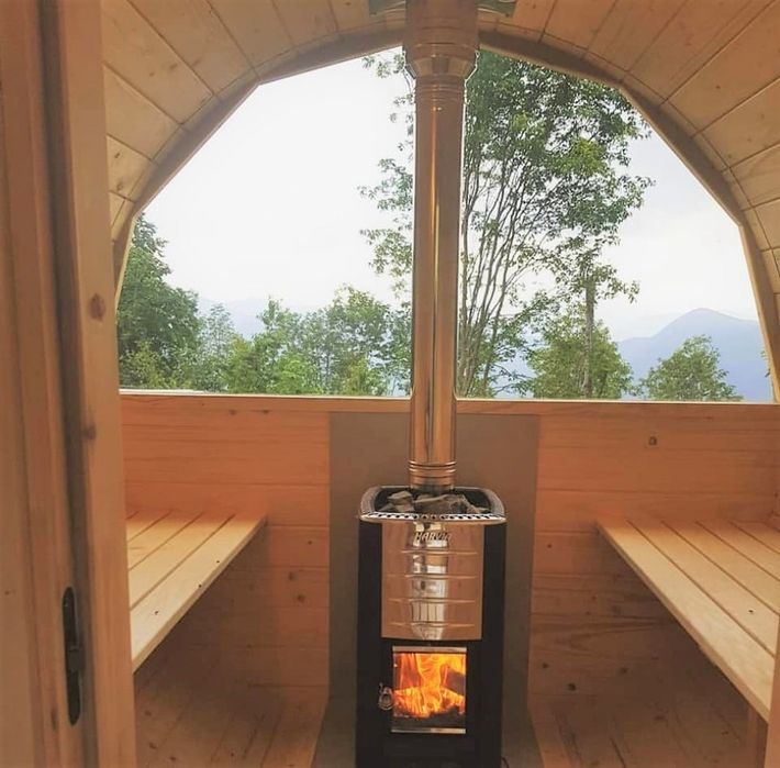 Sauna ogrodowa beczka, kompletna, PROMOCJA / Raty 0%