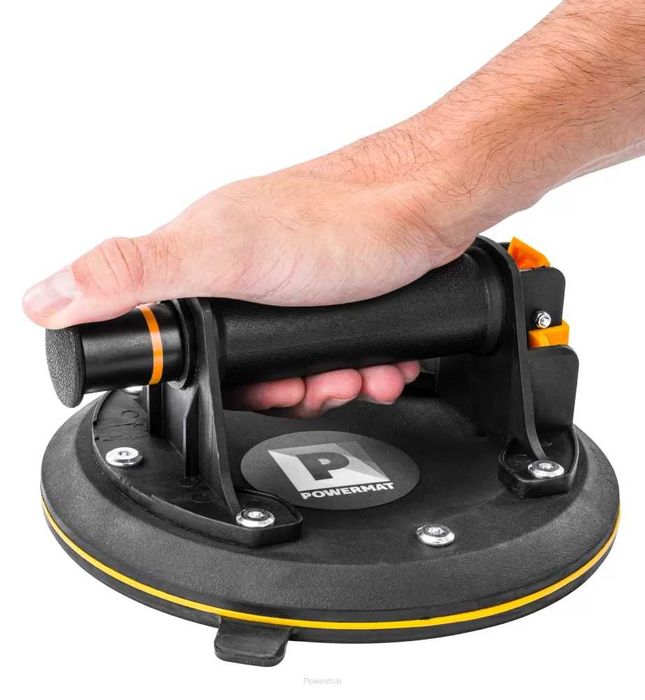 POWERMAT Przyssawka Próżniowa Do Płytek Uchwyt Z Pompką 190Kg PM1294