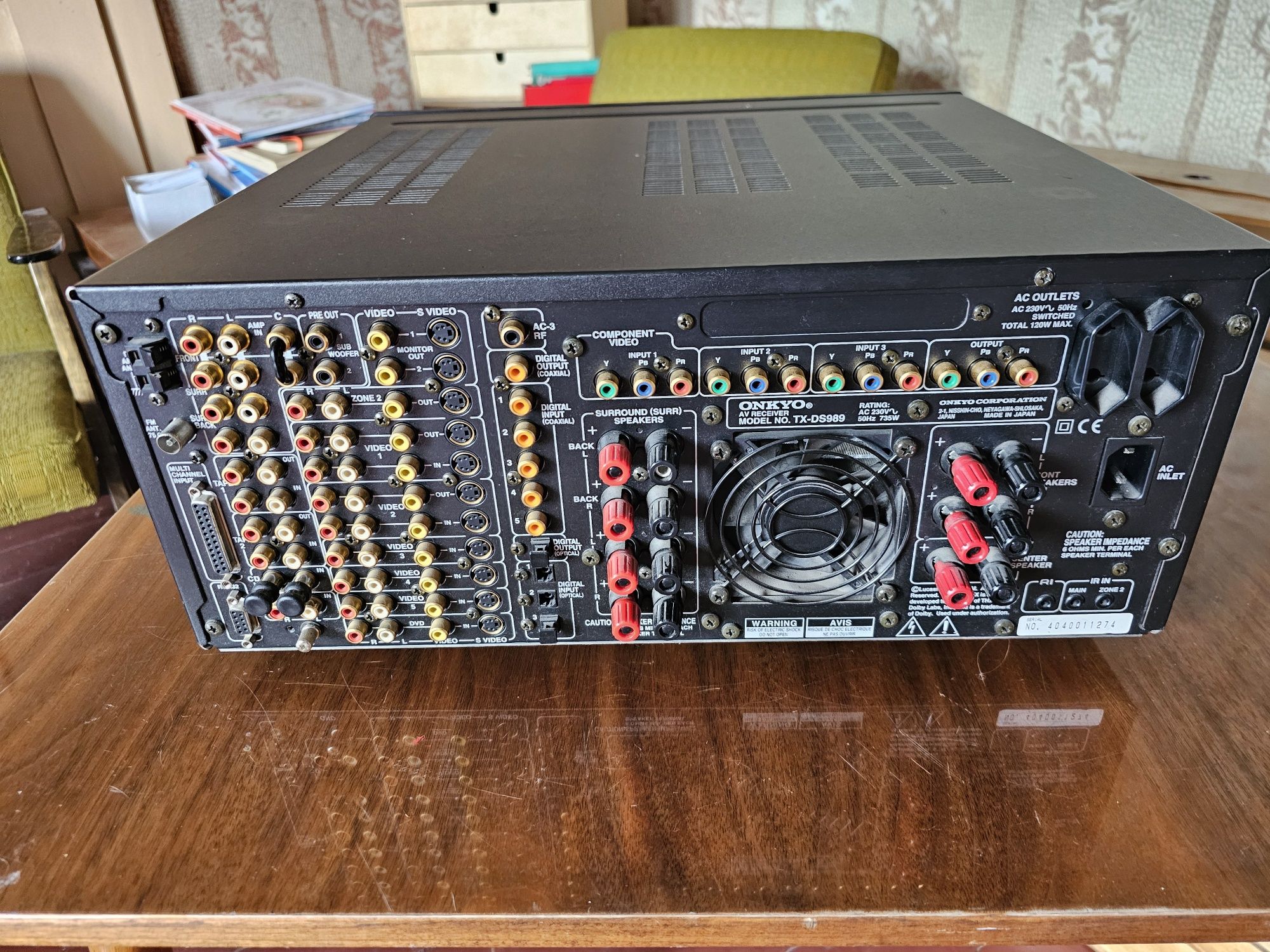 Amplituner Onkyo TX-DS989 wysoki Model
