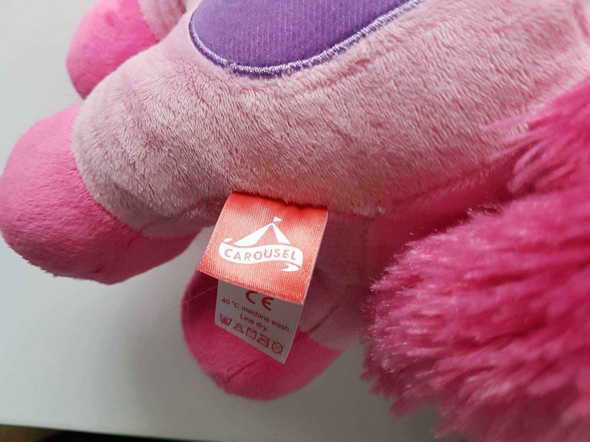 Duży pluszowy różowy konik Pinky 35cm Carousel Tesco Stores