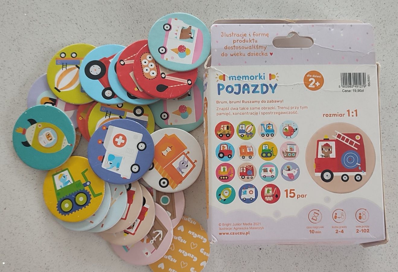 Memorki pojazdy 2+ CzuCzu Memory