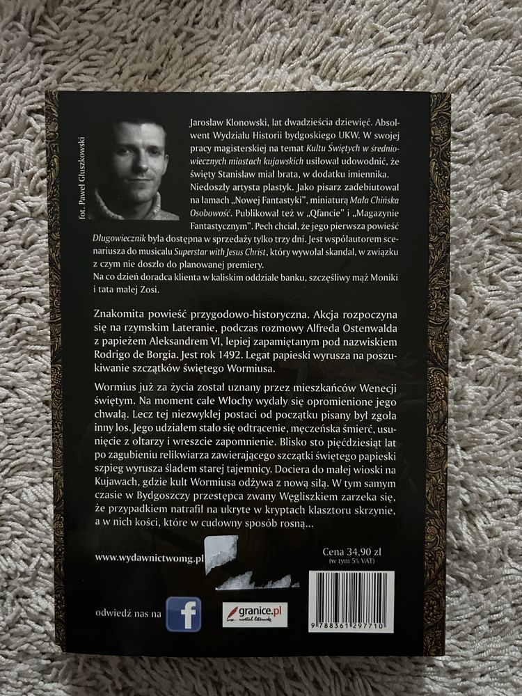 Tajemnica Świętego Wormiusa - Jarosław Klonowski