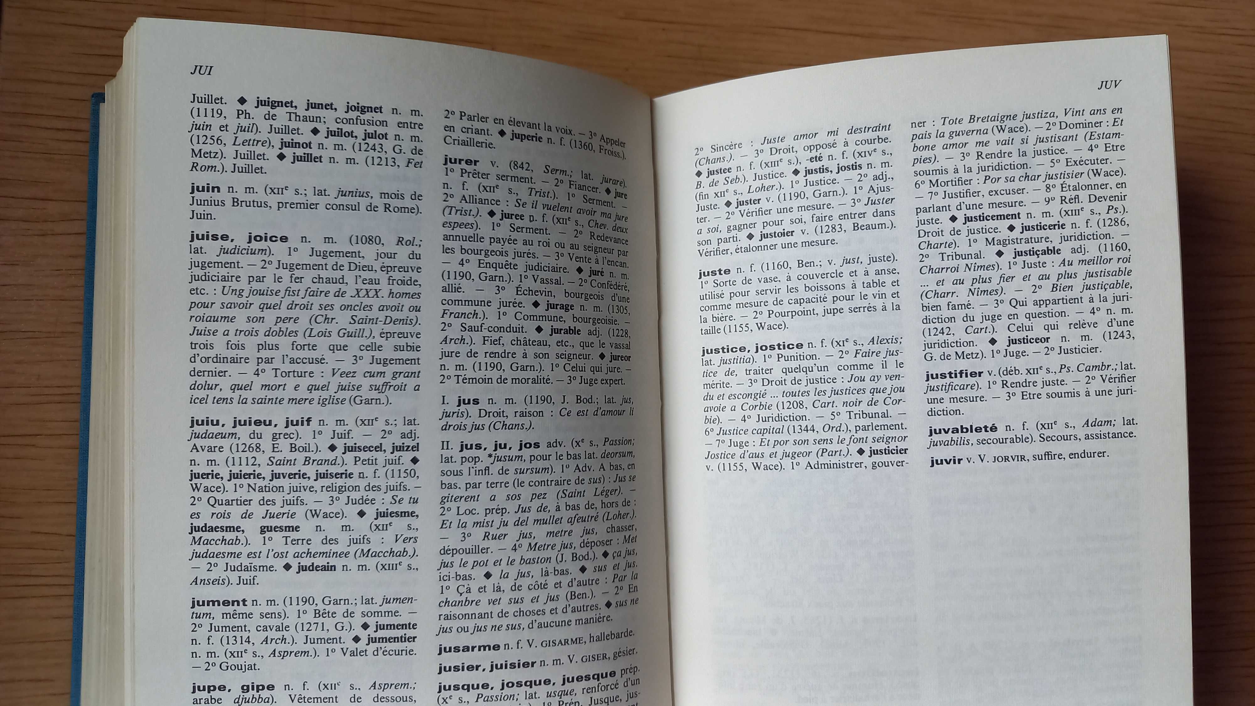Dictionnaire de l'ancien français jusu’au millieu du XIV siècle