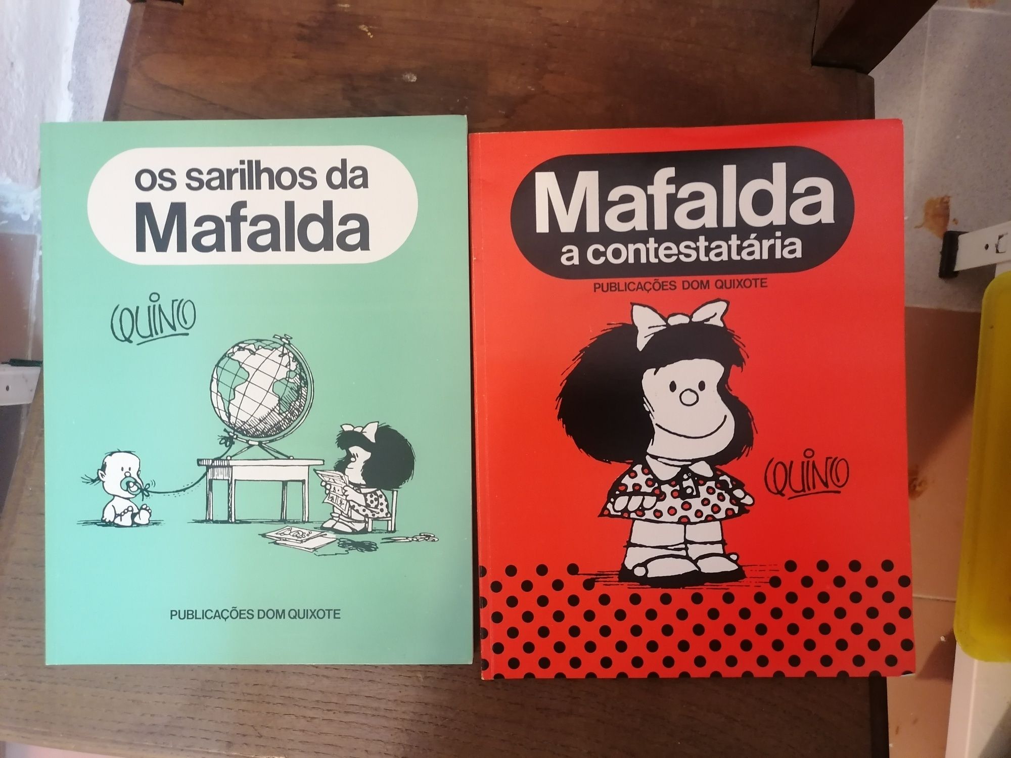 Coleção MAFALDA 6volumes como NOVOS, Publicações Dom Quixote