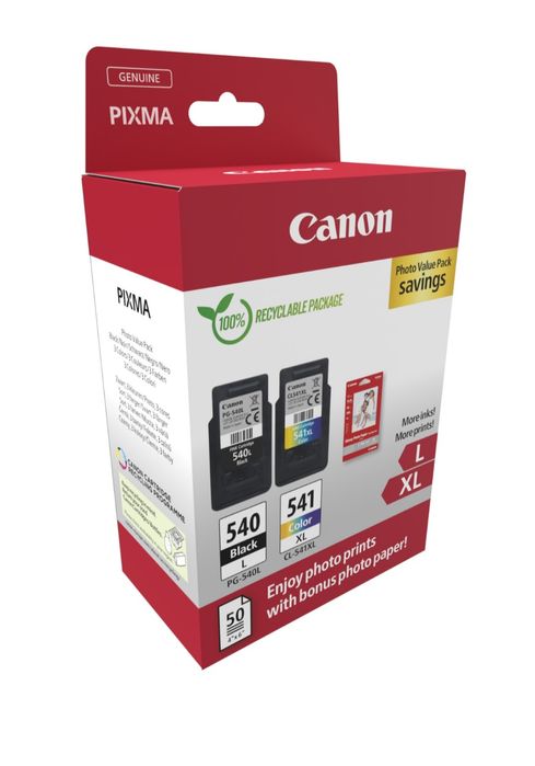 Zestaw Canon PG 540L/CL-541XL Photo Value Pack 5224B012 oryginalne