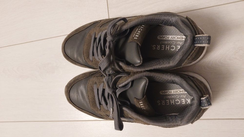 Skórzane adidasy Sketchers 37