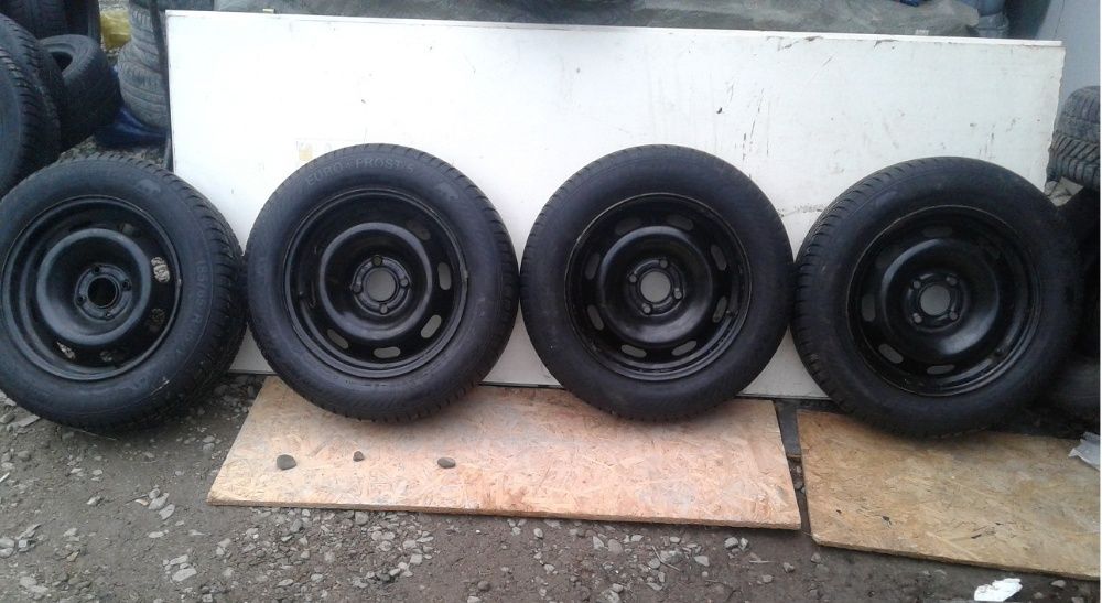 4 Koła Zimowe jak Nowe 207 208 Peugeot 307 308 Partner C3 C4 DS3 301
