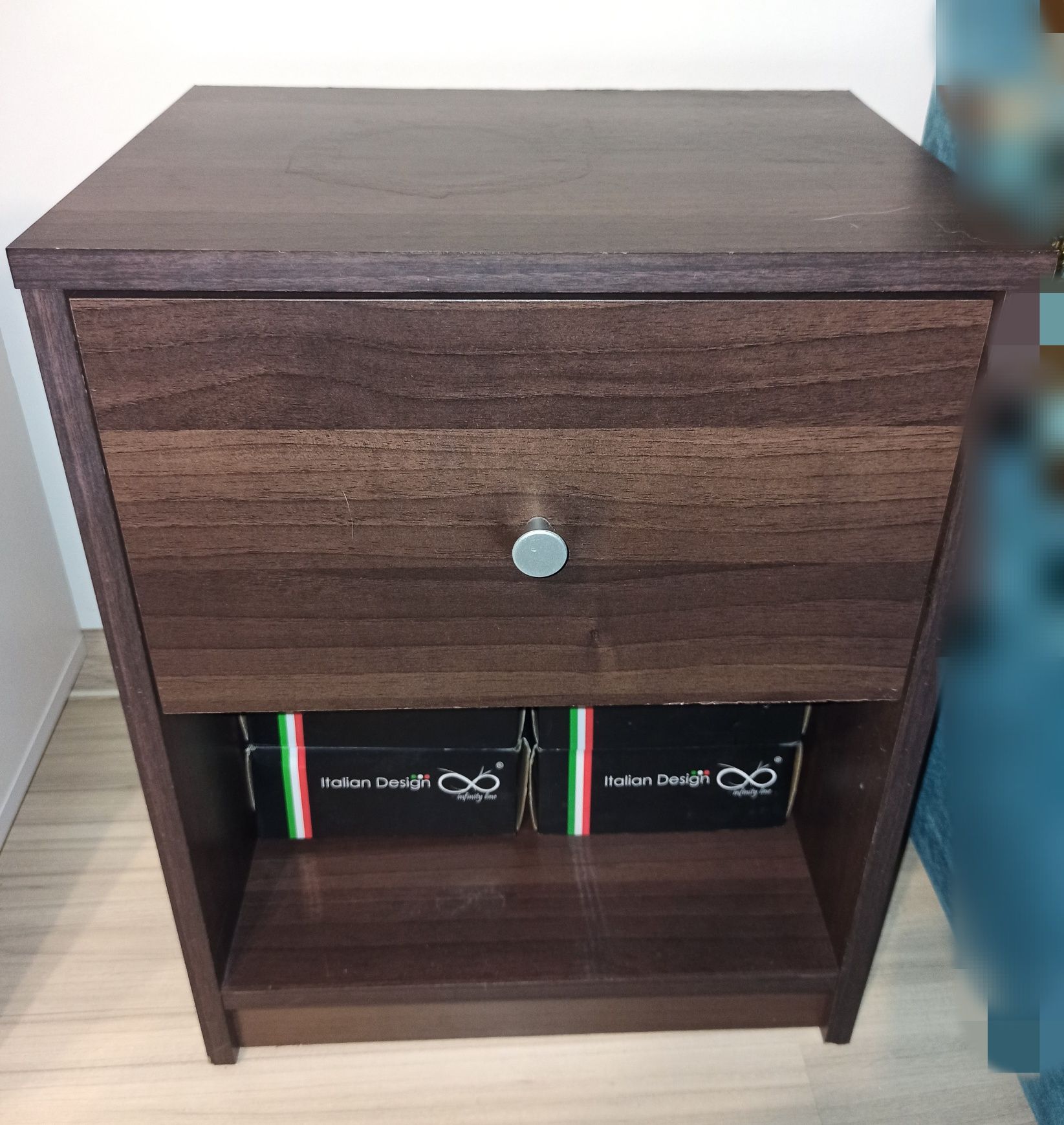 Szafka nocna szafeczka kontenerek wenge