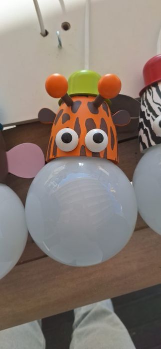 Candeeiro de teto infantil animais