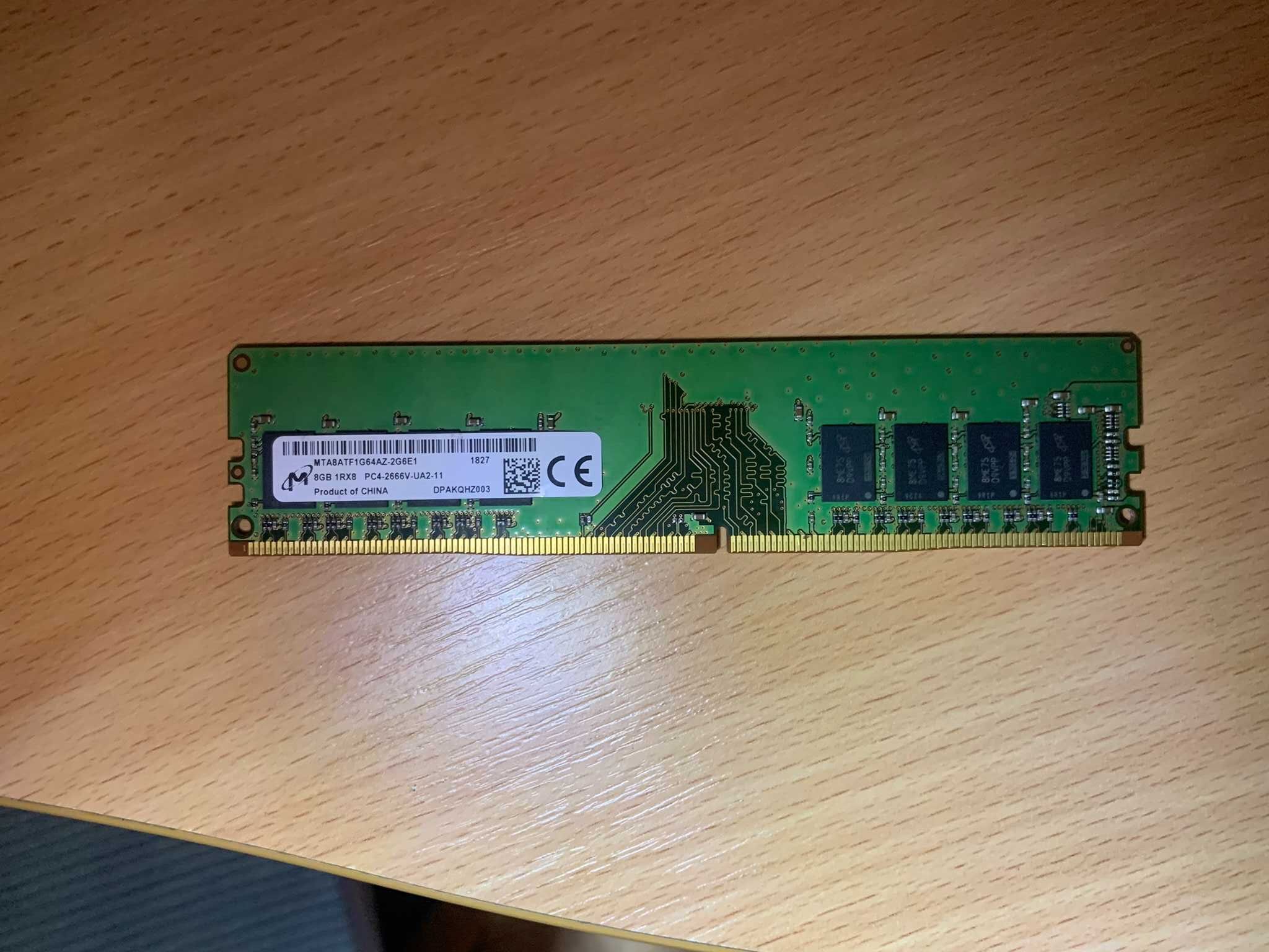 Оперативная память DDR4 2666MHz Micron MTA8ATF1G64AZ-2G6E1