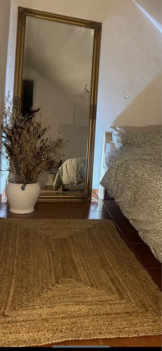 Espelho dourado Novo de grande dimensão