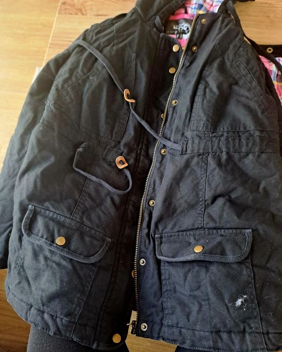 Kurtka ciążowa, dla dziecka do chusty 2w1. Rozm 36 z wkładka niemowlęc