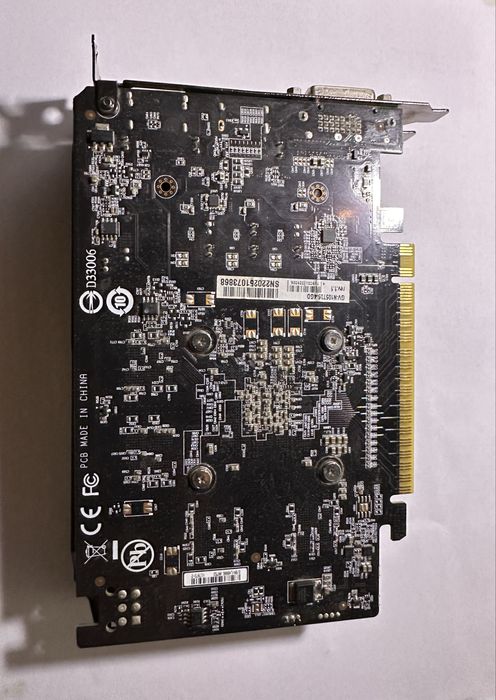 Відеокарта gigabyte 1050ti 4gb