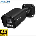 Kamera ASECAM 4K 8MP IR, nagrywanie dźwięku CCTV, zewnętrzna