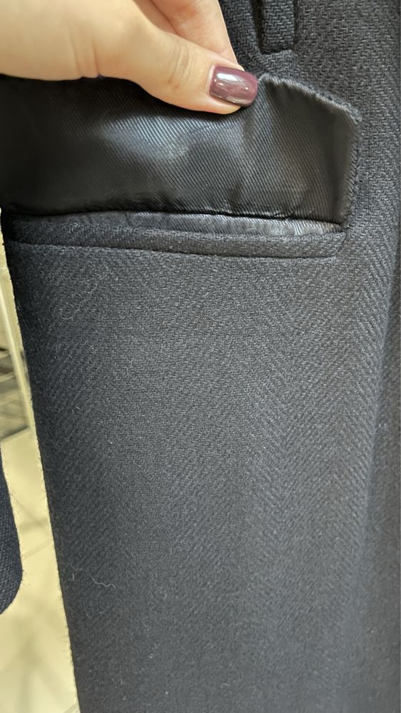 Тепле жіноче пальто Zara з вовни