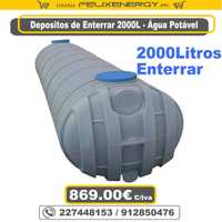 Deposito de Enterrar 2000L C/Certificação para água Potável