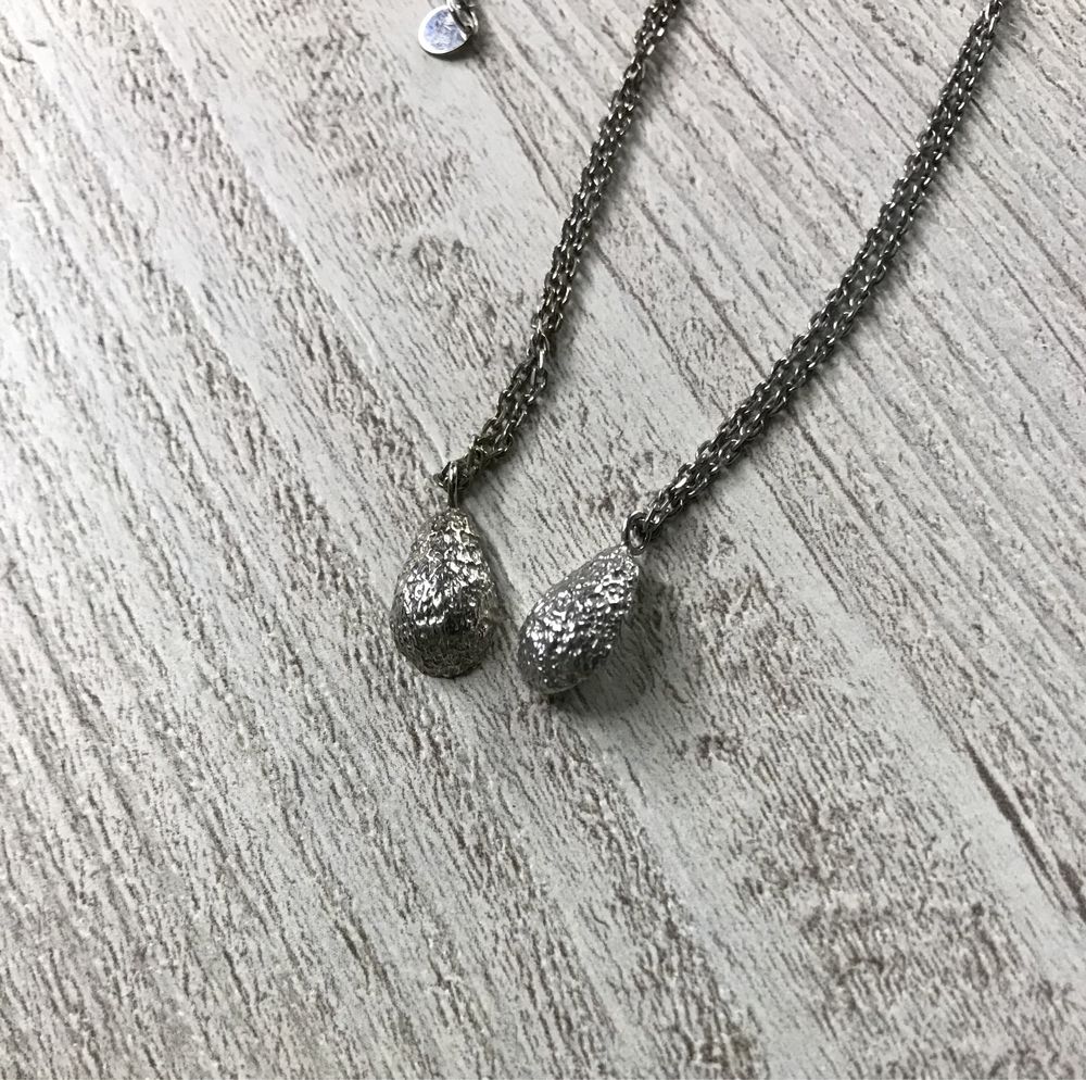 Підвіска авокадо зі срібла від guzema jewelry подвеска для подружек