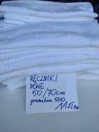 Ręczniki hotelowe białe nowe rozmiar 50/70 cm
