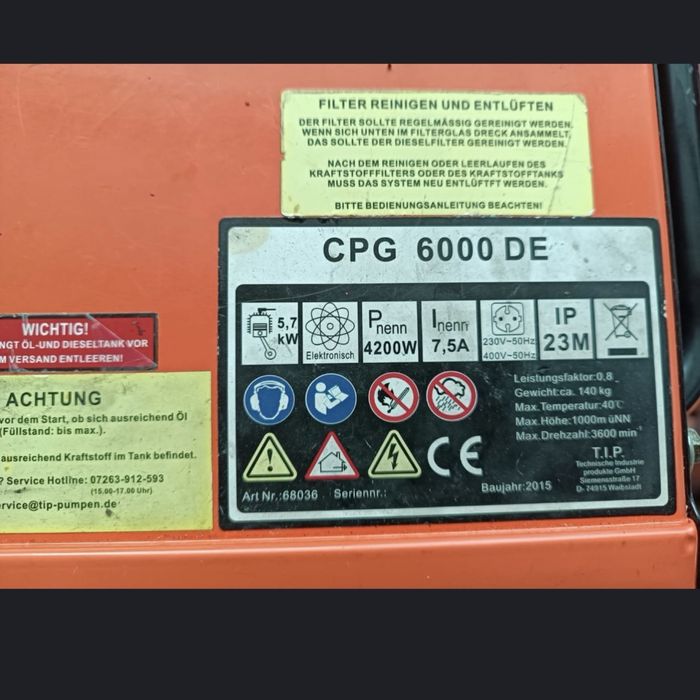 Дизельний генератор Cross Tools