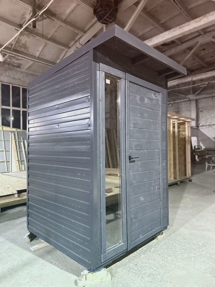 Хозблок 1,50*1,50 в стиле лофт,полки. Доставка,монтаж.