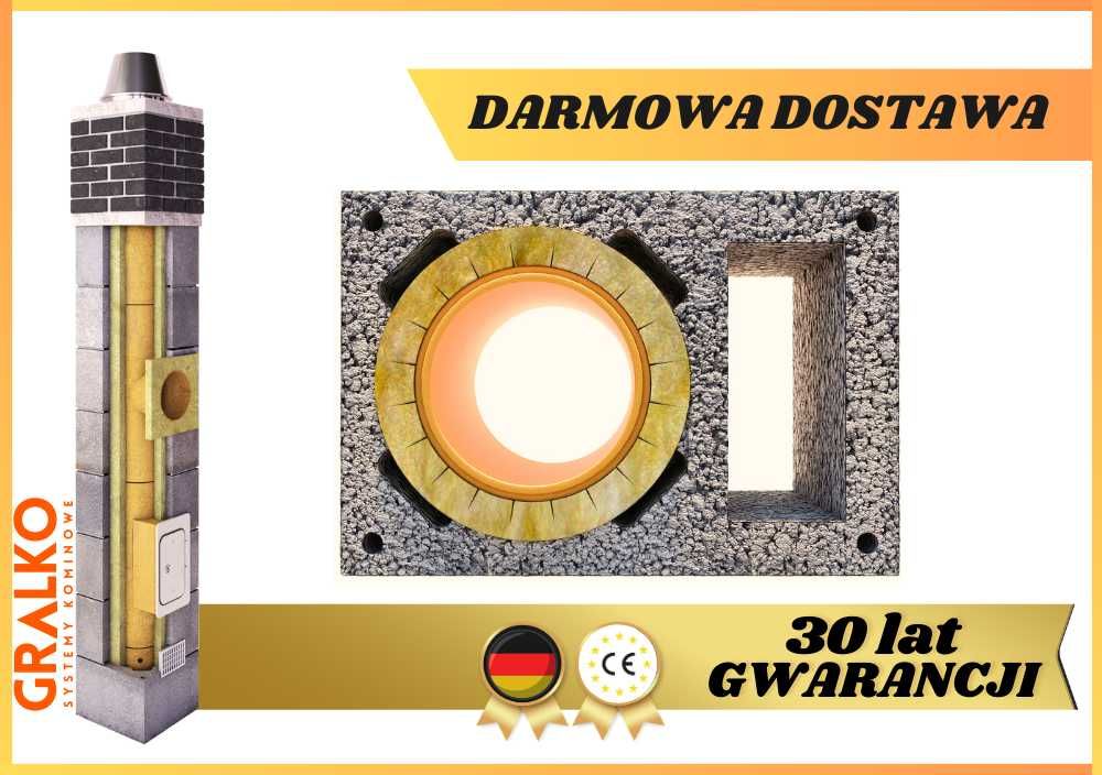 System kominowy 7mb KW Komin ceramiczny 30 LAT GWARANCJI!