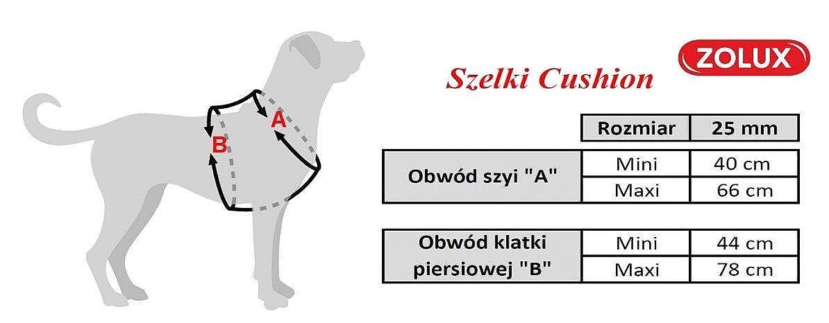 Zolux Szelki Guard Cusion spacerowe L 25mm