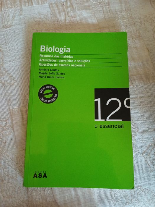 Livro 12°ano Biologia- Resumos das matérias
