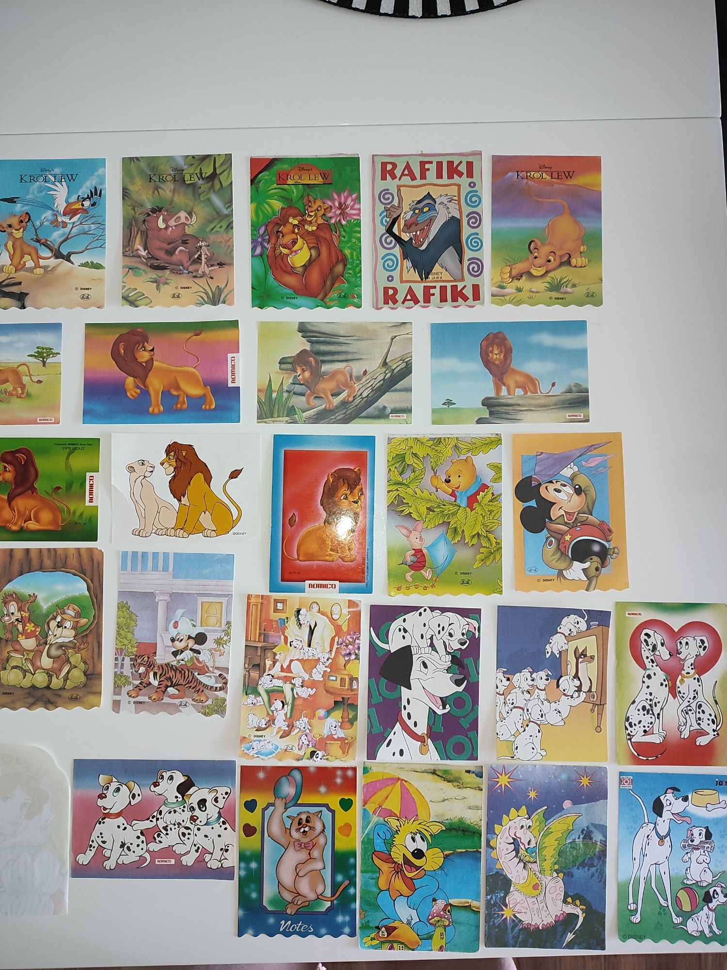 Kolekcja 39 karteczek notesikowych z lat 90