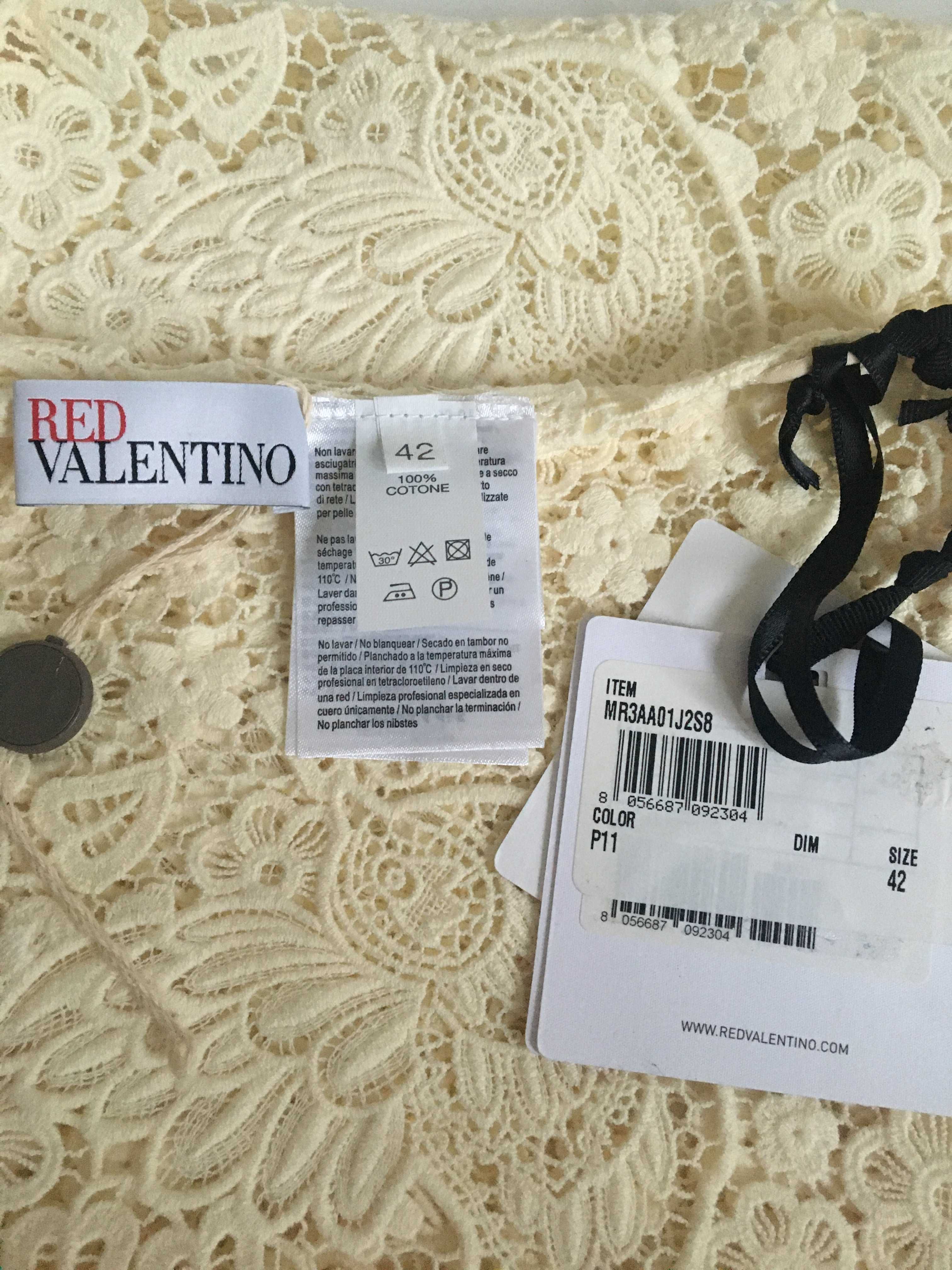 Red Valentino 100% oryginał bluzka koronkowa r. S/M