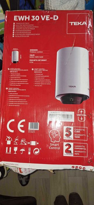 termoacumulador electrico teka de 30 litros