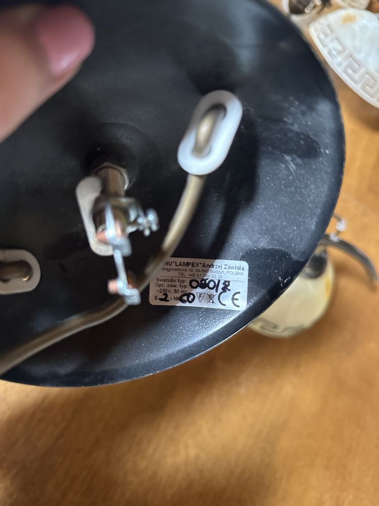 Komplet żyrandolów i lamp