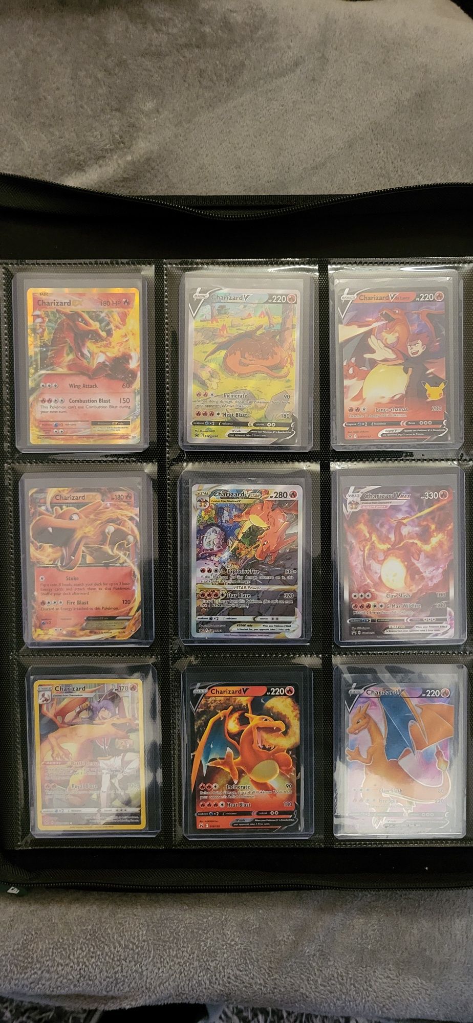 Pokémon Charizards GX V EX VStar Radiant Vmax