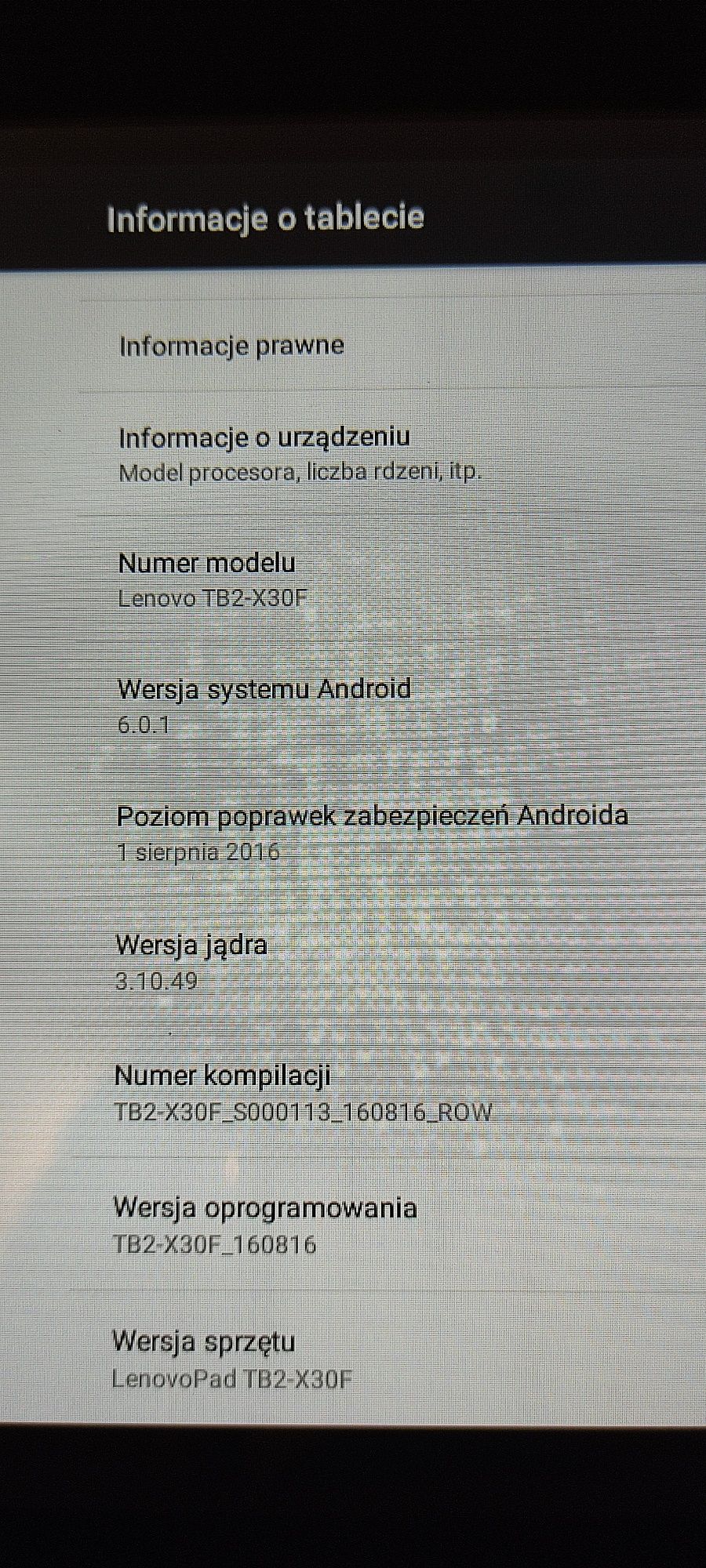 Tablet 10,1" Lenovo Tab2