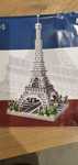 Blocos construção Torre Eiffel, tipo Lego