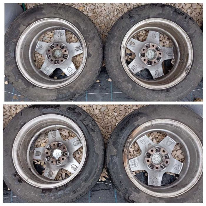 Alufelgi 16" BMW 5 E39 + opony zimowe 225x55x16