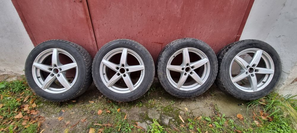 Комплект Зимові шини Bridgestone r17 225 55 та Диски R17 5x112 (р17)