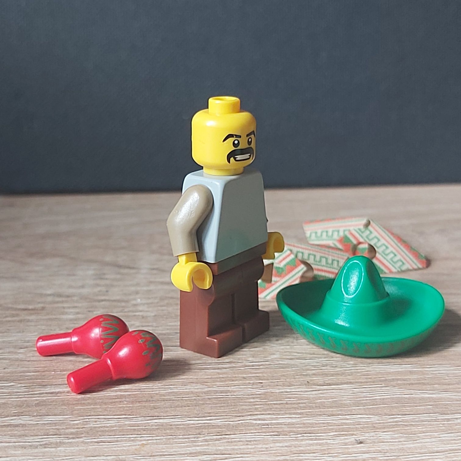 Lego Minifigures col02-1 Mariachi Maraca Man figurka