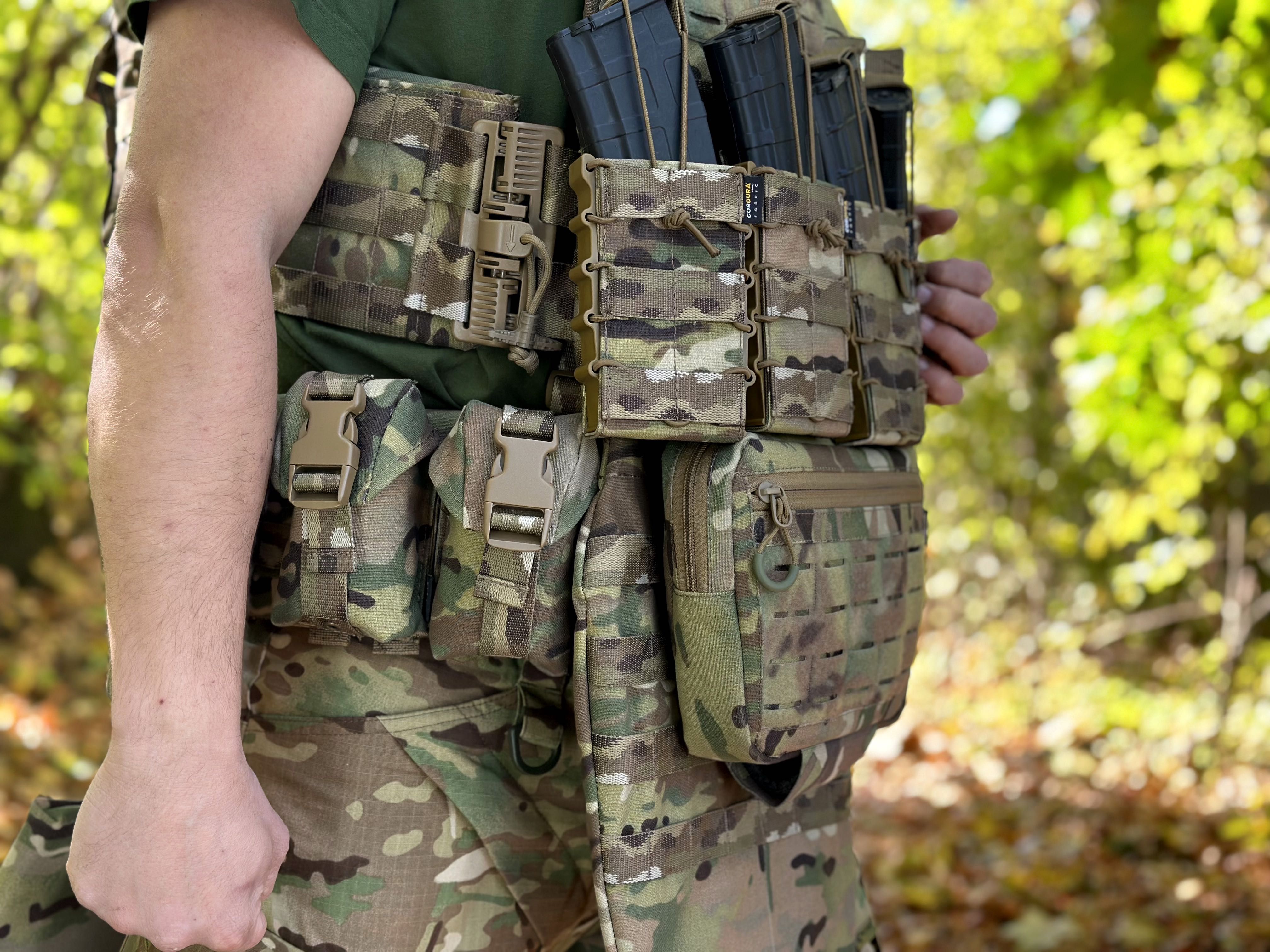 Сумка напашник мультикам піксель зсу підсумок підсумки multicam койот