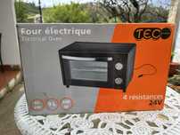 Forno elétrico 9lts 24V 4 resistências com ligação ao isqueiro
