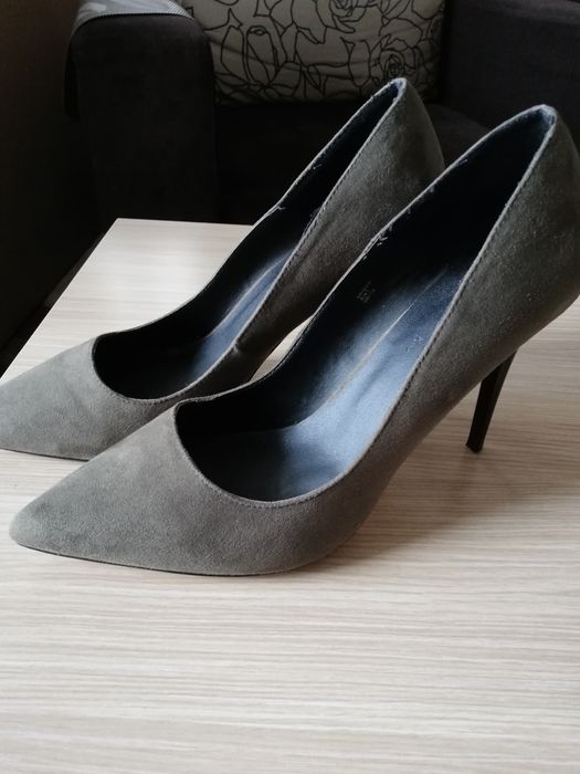 Buty shop box, 41,szpilki,kol. khaki