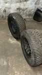 Vendo jantes em ferro 5X112 mais pneus semi novos