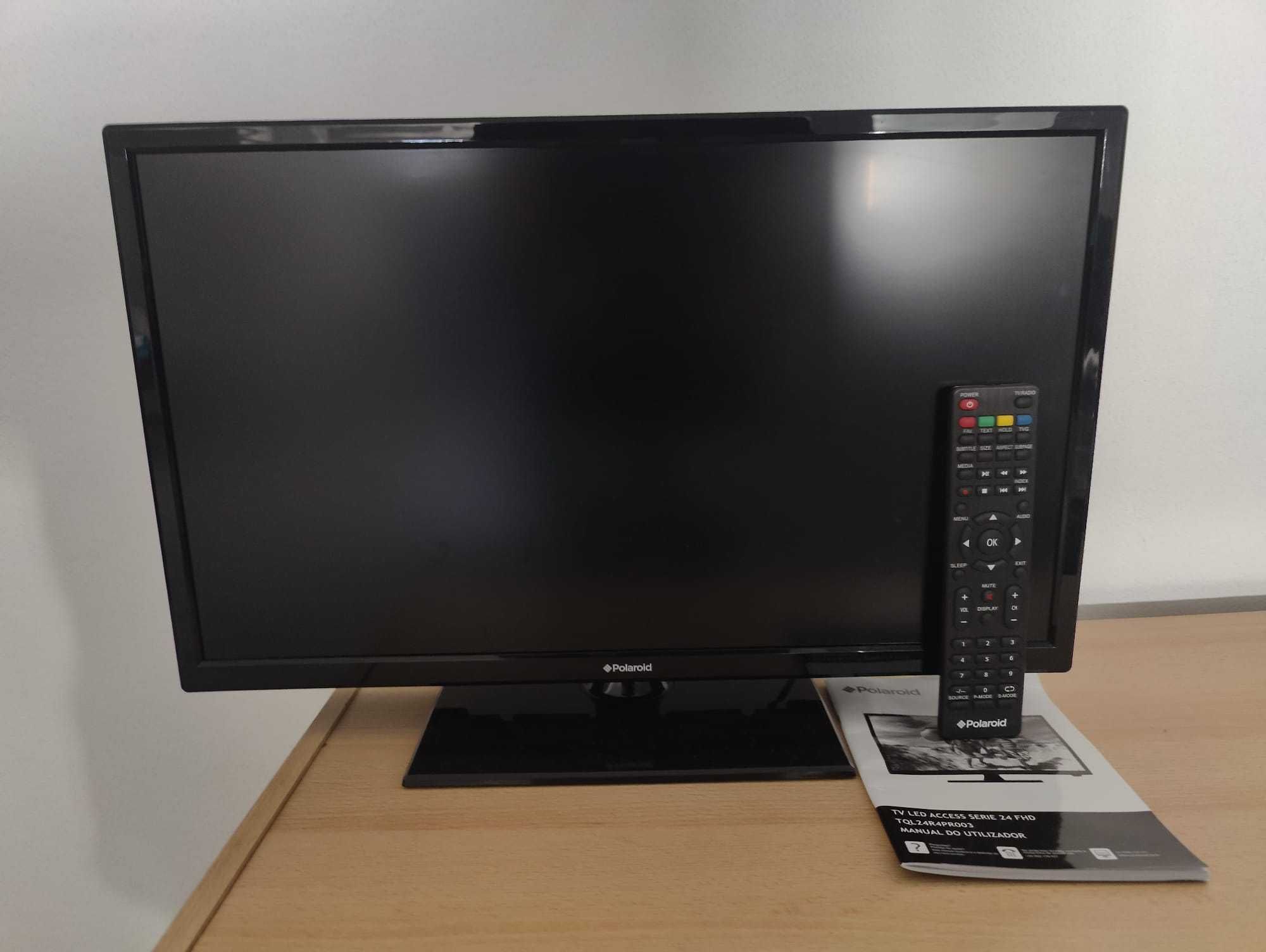 Polaroid TV 24 Polegadas FHD: Imagens Nítidas em Tamanho Compacto