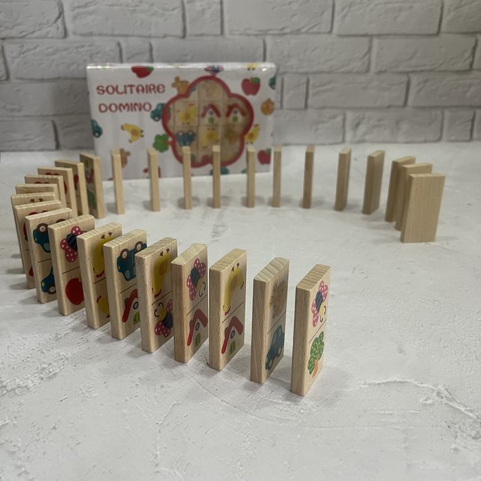 Доміно дитяче деревяне