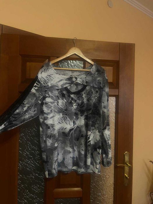 Пончо накидка великий розмір