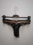Nowe stringi Censored roz XS czarne sexsowne