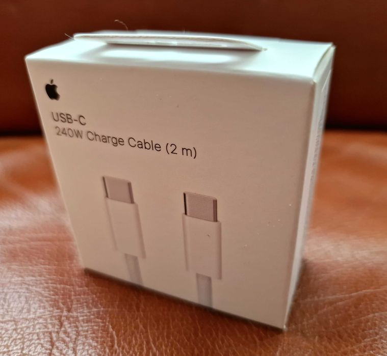 Nowy Kabel Apple USB-C na USB-C 240 Watt 2 metry Oplot